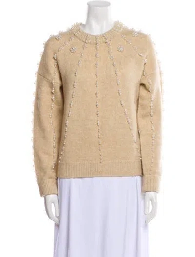 Pre-owned Maje Crew Neck Sweater In Silver