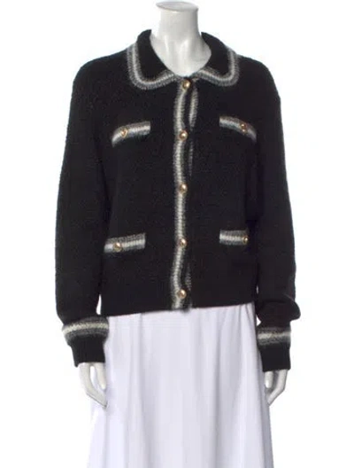 Pre-owned Maje Crew Neck Sweater W/ Tags In Black