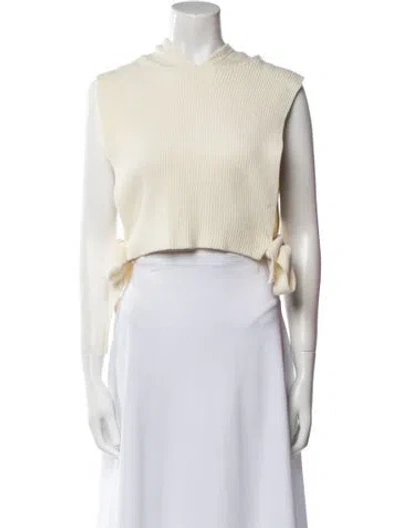 Pre-owned Maje Crew Neck Sweater W/ Tags In Neutral