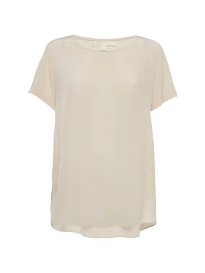 Pre-owned Maje Crew-neck Blouse In Neutral