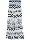 Maje Crochet Trousers In Blue