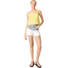 Maje Crochet-knit Crop Top In Yellow