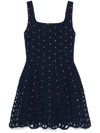MAJE CROCHET MINI DRESS