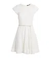 Maje Crochet Mini Dress In White