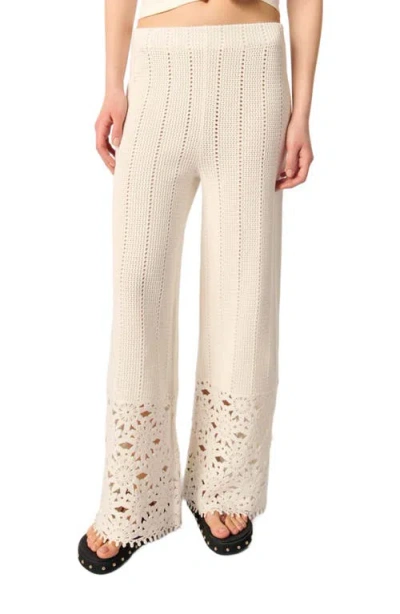 MAJE MAJE CROCHET TROUSERS