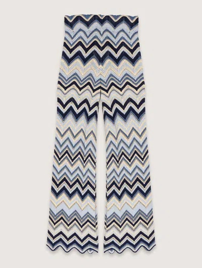 MAJE CROCHET TROUSERS