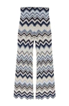Maje Crochet Trousers In Multi