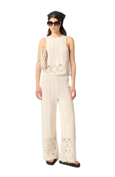 Maje Crochet Vest Top