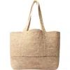 Maje Crocheted Raffia Tote Bag