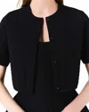 Maje Cropped Cardigan In Black