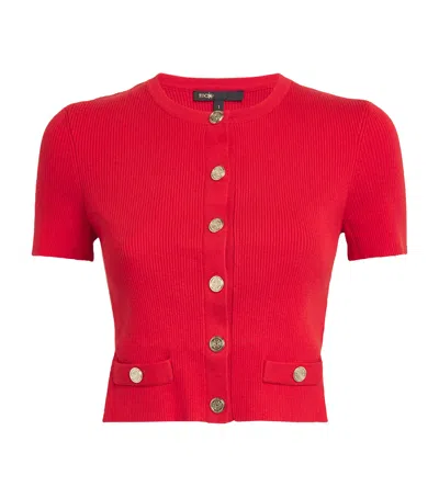MAJE CROPPED CARDIGAN