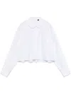Maje Cropped Shirt In White