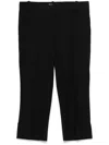Maje Cropped Trousers In Black