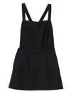 Maje Cross-back Dress In Black