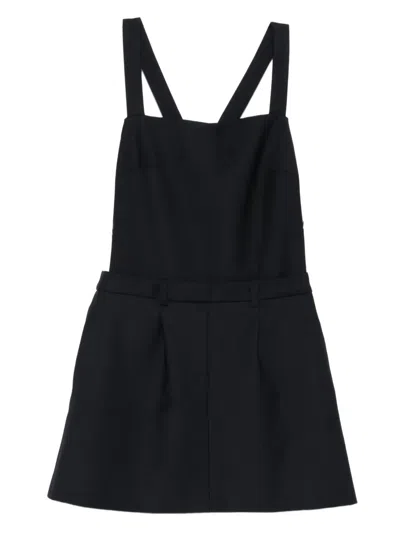 Maje Cross-back Dress In Blue