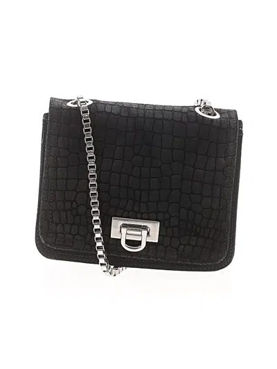Pre-owned Maje Crossbody Bag In Black