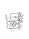 Maje Crystal-detail Ring In Silver