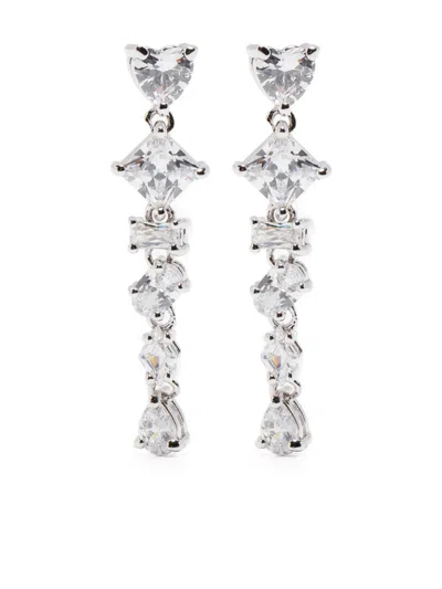 Maje Ohrringe Mit Kristallen In Silver