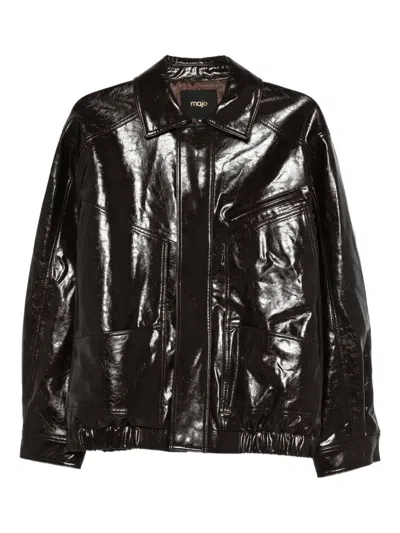 Maje Jacke Mit Einsätzen In Black