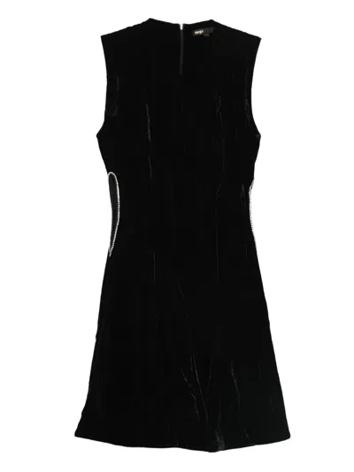 Maje Verziertes Kleid Mit Cut-out In Black