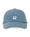 Maje Denim Cap In Blue