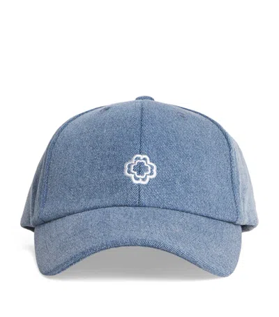 MAJE DENIM LOGO CAP