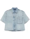 Maje Studded Denim Shirt