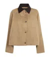 Maje Detachable-lining Chore Jacket In Brown