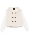 Maje Detachable-sleeves Jacket In White