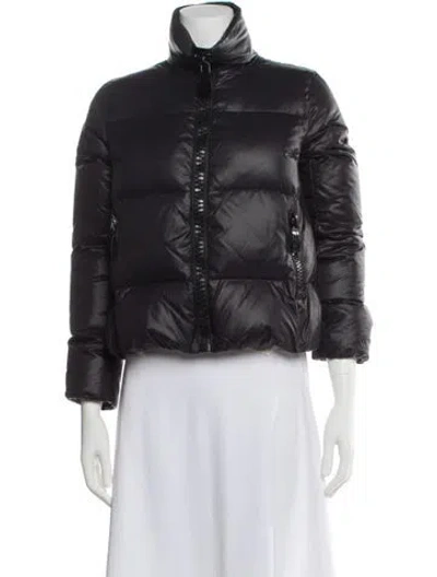 Pre-owned Maje Down Coat In Black