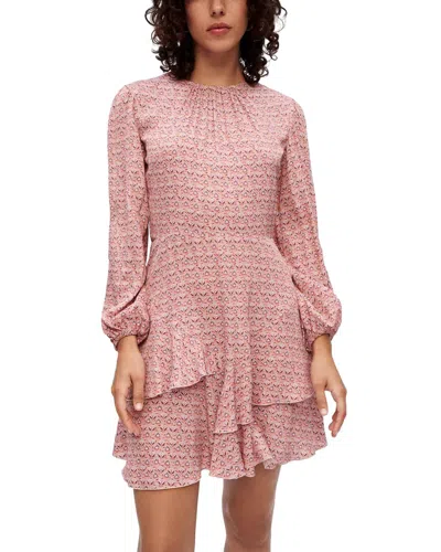 Maje Woman Short Dress Blush Size 8 Viscose In Pink