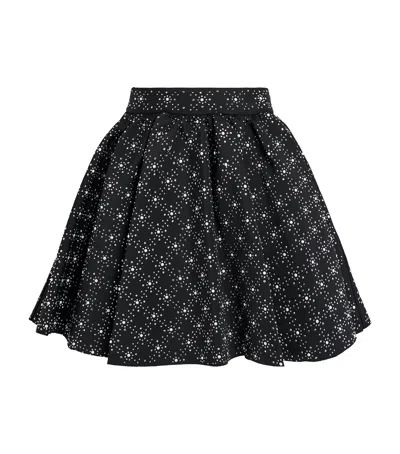 MAJE EMBELLISHED MINI SKATER SKIRT
