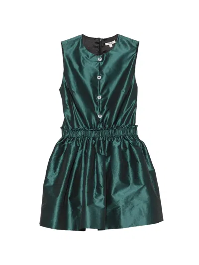 Maje Playsuit Mit Verzierten Knöpfen In Grün