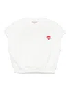 Maje Embroidered-logo Crop Sweatshirt