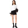 Maje Embroidered Skort In Black