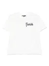 Maje Womens White Paris-embroidered Regular-fit Cotton-jersey T-shirt In White