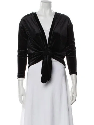 Pre-owned Maje Evening Jacket In Black