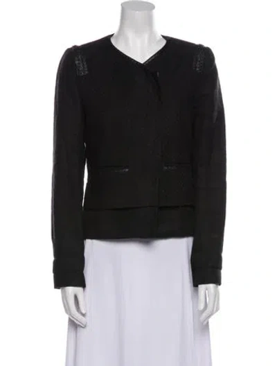 Pre-owned Maje Evening Jacket In Black