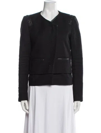 Pre-owned Maje Evening Jacket In Black