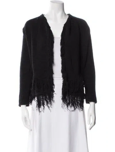 Pre-owned Maje Evening Jacket In Black