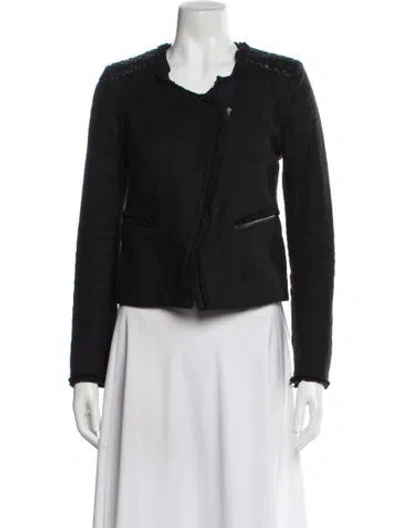 Pre-owned Maje Evening Jacket In Black