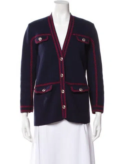 Pre-owned Maje Evening Jacket In Blue