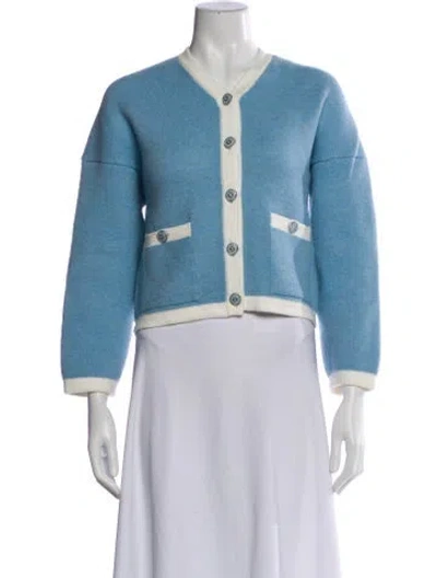 Pre-owned Maje Evening Jacket In Blue