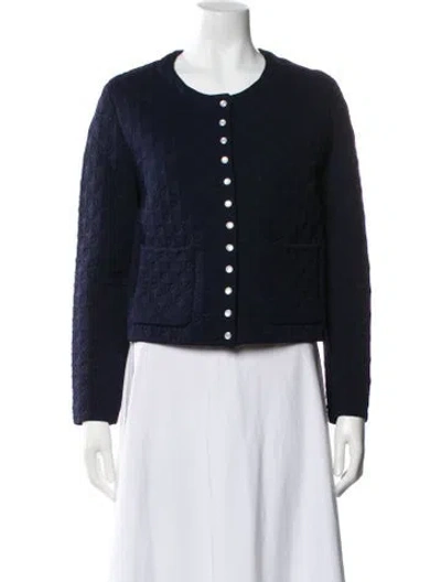 Pre-owned Maje Evening Jacket In Blue