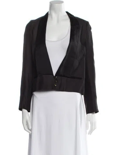 Pre-owned Maje Evening Jacket In Gray