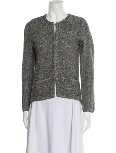 Pre-owned Maje Evening Jacket In Gray