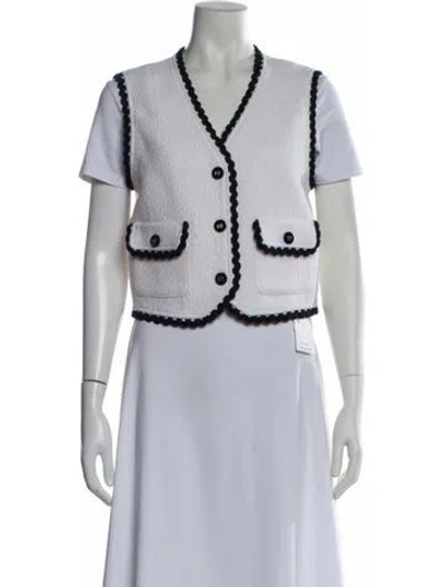 Pre-owned Maje Evening Jacket In Neutral