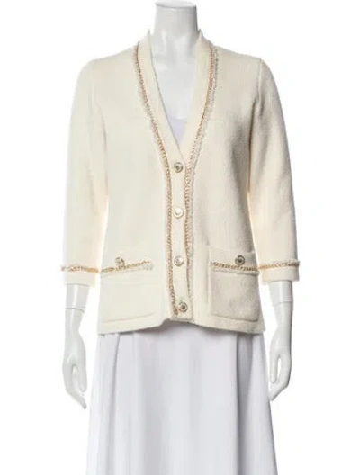 Pre-owned Maje Evening Jacket In Neutral