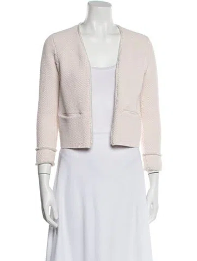 Pre-owned Maje Evening Jacket In Neutral