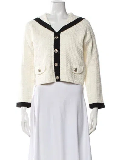 Pre-owned Maje Evening Jacket In Neutral